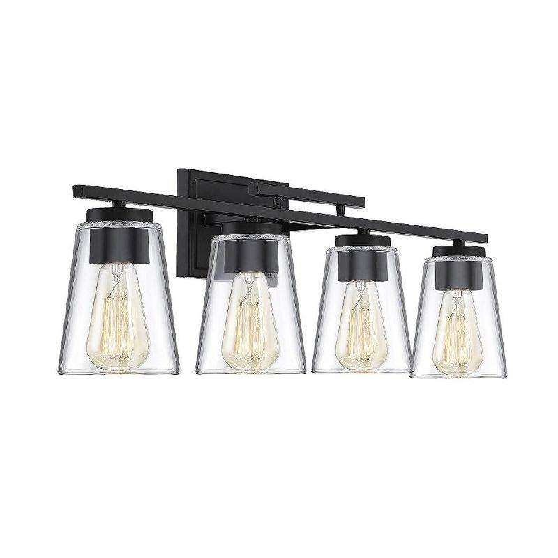 Savoy House Calhoun 4 - Light Vanity in  Black