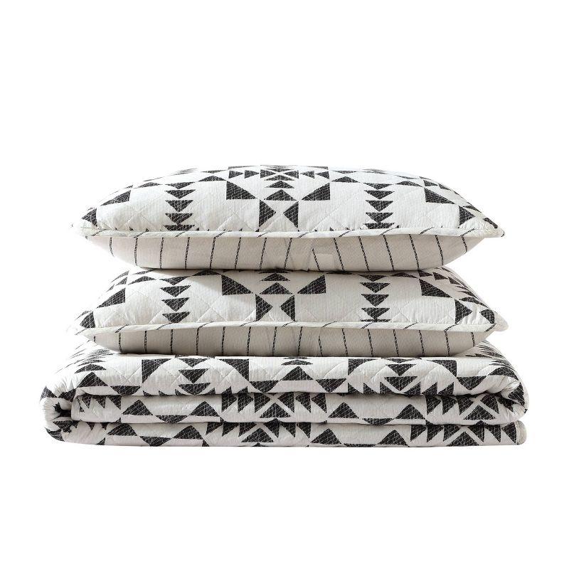 Arrowhead Reversible Quilt Set Charcoal - Eddie Bauer