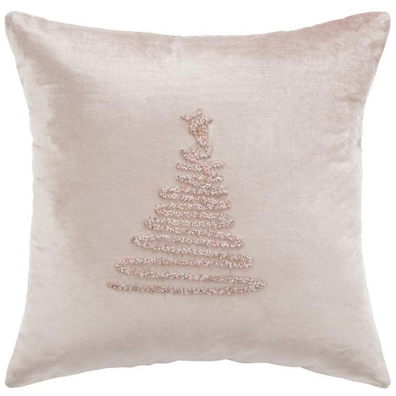 Safavieh Appliqued Cotton Throw Pillow