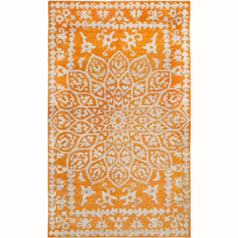 Stone Wash STW207 Hand Knotted Indoor Area Rug - Copper - 5'x8' - Safavieh.