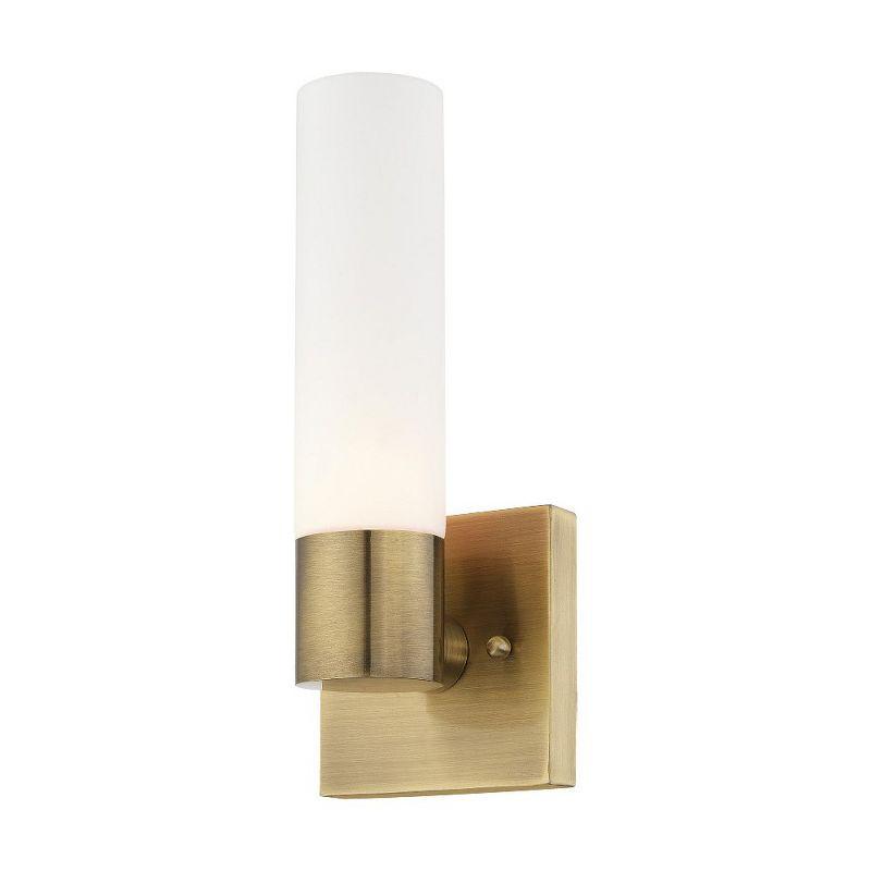 Livex Lighting Aero 1 - Light Sconce in  Antique Brass