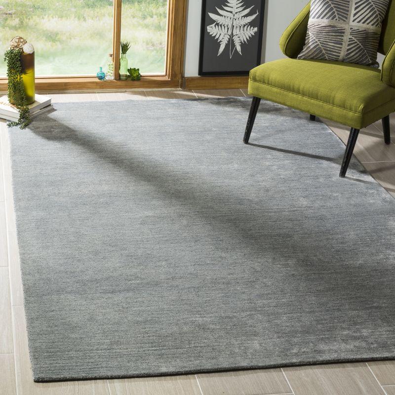 Mirage MIR533 Hand Loomed Indoor Area Rug - Dark Grey - 6'x9'- Safavieh