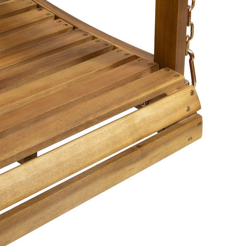 Gracie Oaks Lamp Outdoor Porch Swing