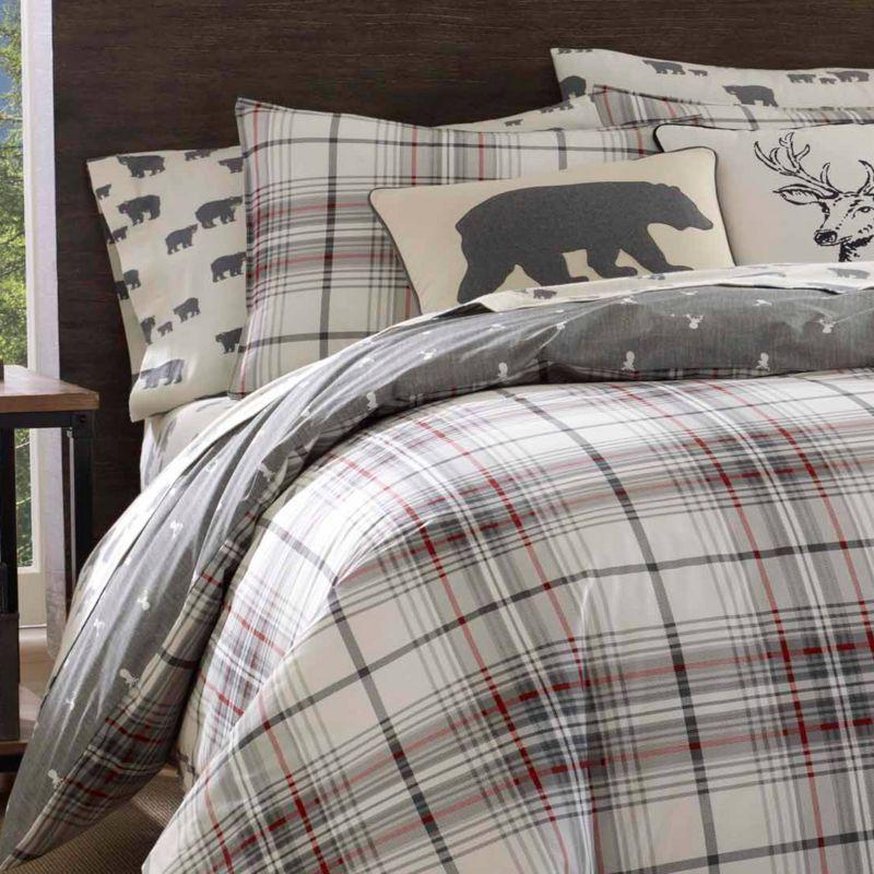 Adler Plaid Reversible Comforter Set - Eddie Bauer