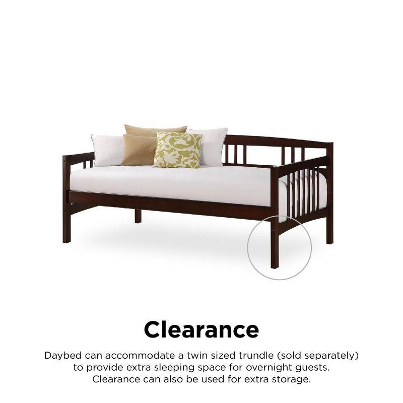 DHP Kayden Wood Daybed with Slats