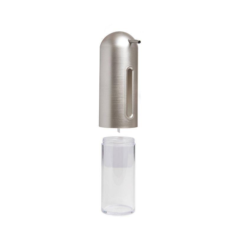 Nickel Gray Contemporary Penguin Soap Dispenser