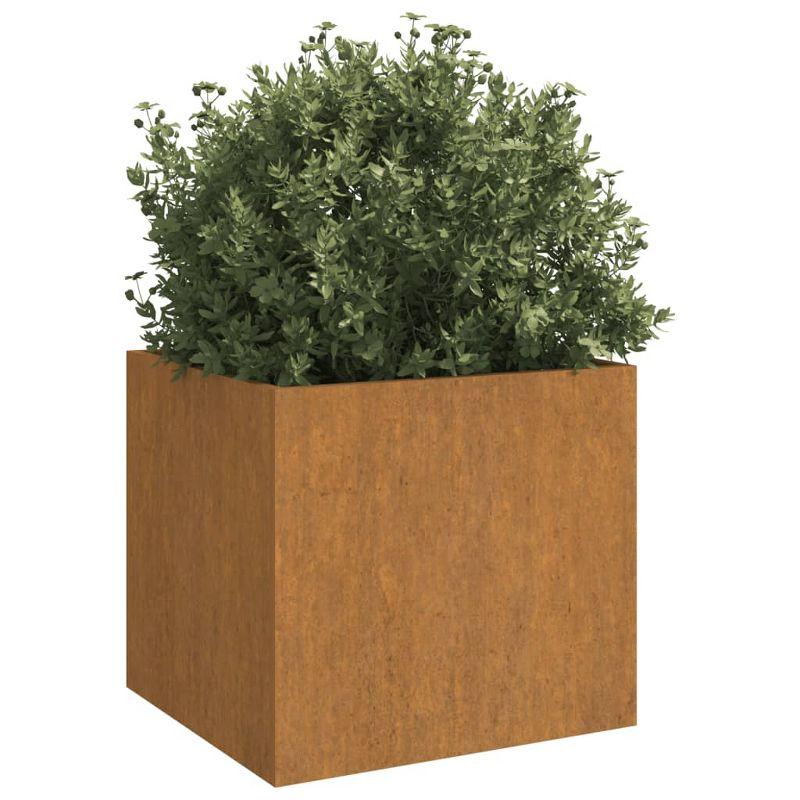 vidaXL Garden Raised Bed PP Anthracite 16.9"x16.9"x13.8"