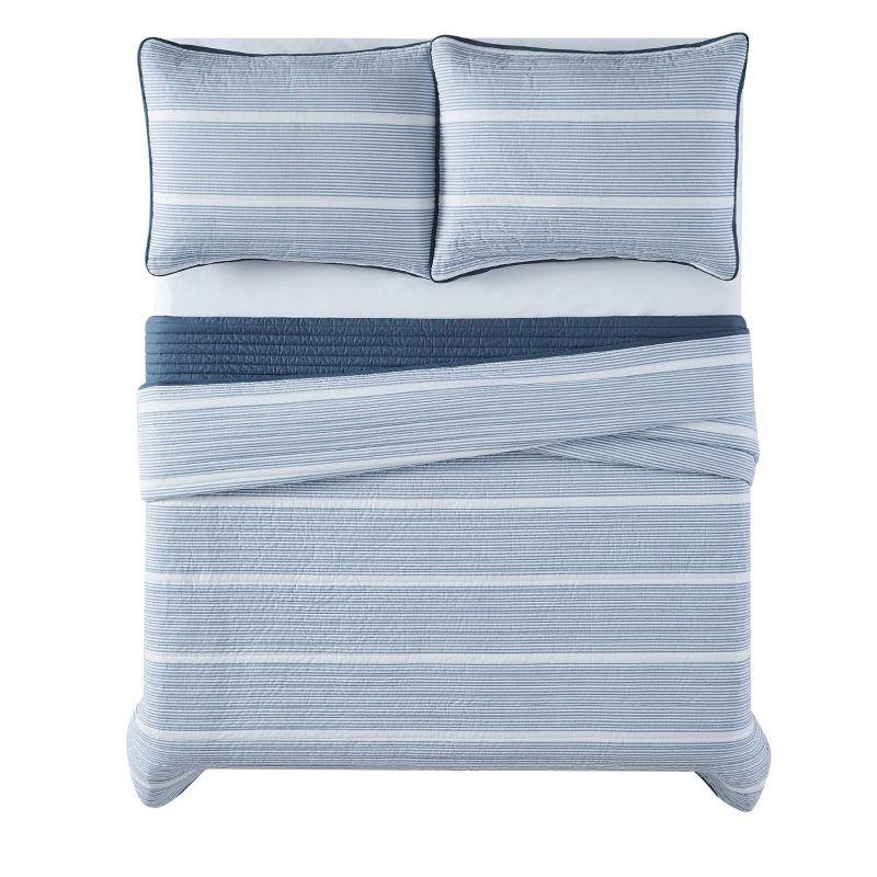 Niari Yarn Dye Stripe Cotton Striped Quilt Set