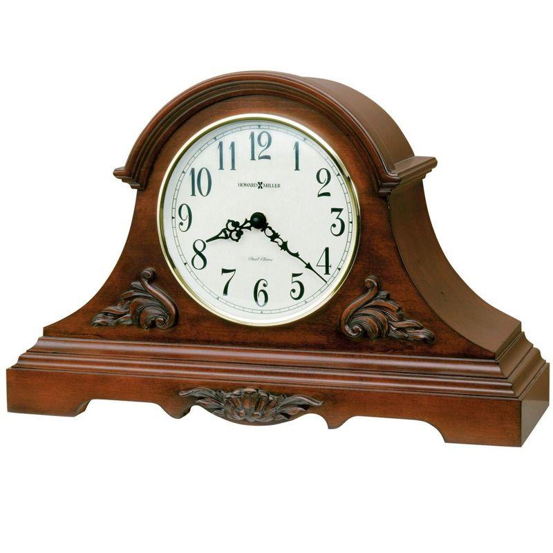 Sheldon Traditional Americana Cherry 18" Quartz Mantel Clock