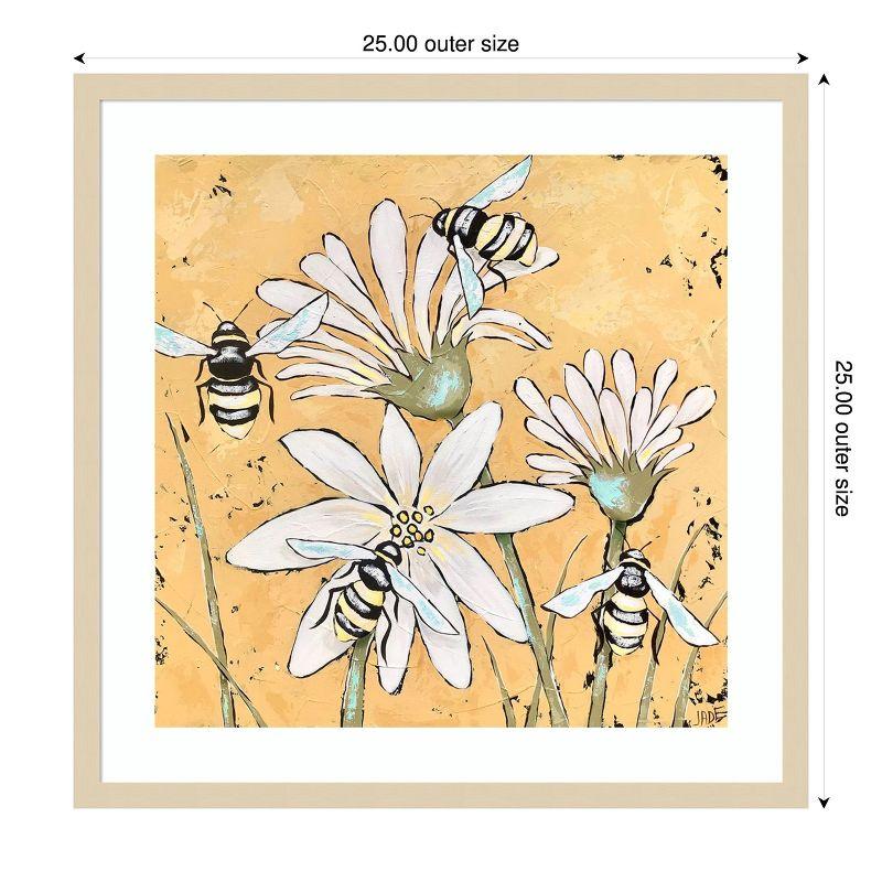 Amanti Art Busy As A Bee II by Jade Reynolds Wood Framed Wall Art Print