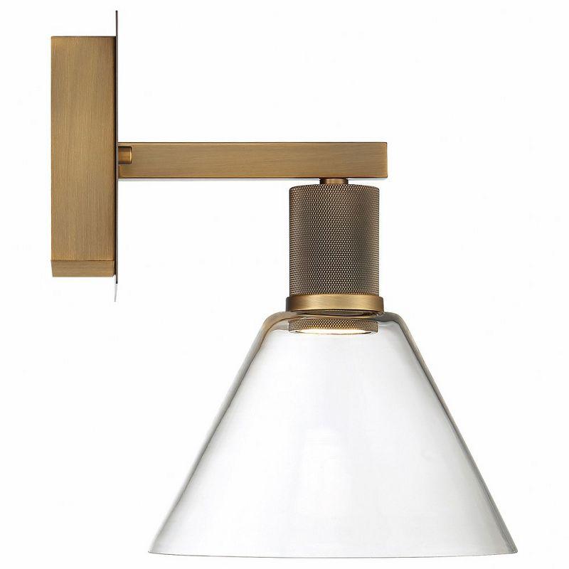 Access Lighting Port Nine 1 - Light Wall Light in  Antique Brushed Brass