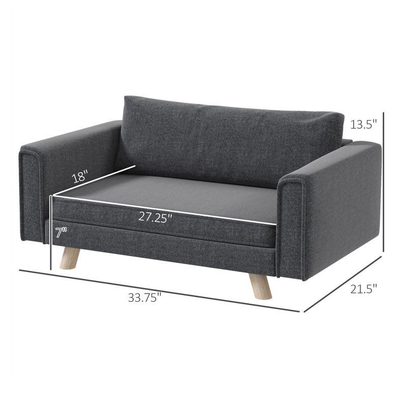 Archie & Oscar™ Deluxe Elevated Dog Sofa for Small and Medium Pets