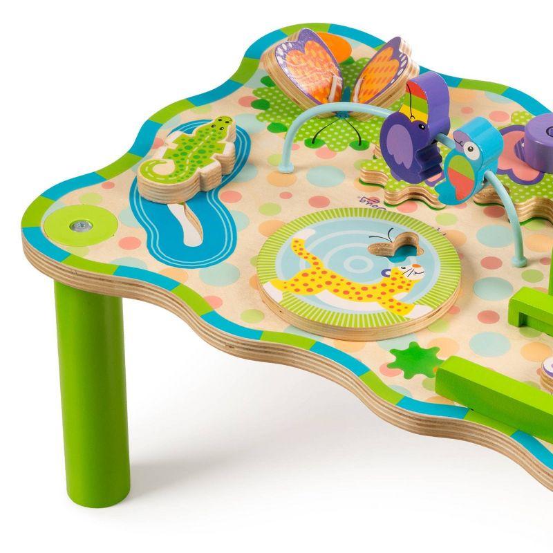 Melissa & Doug First Play Childrens Jungle Wooden Activity Table for Toddlers