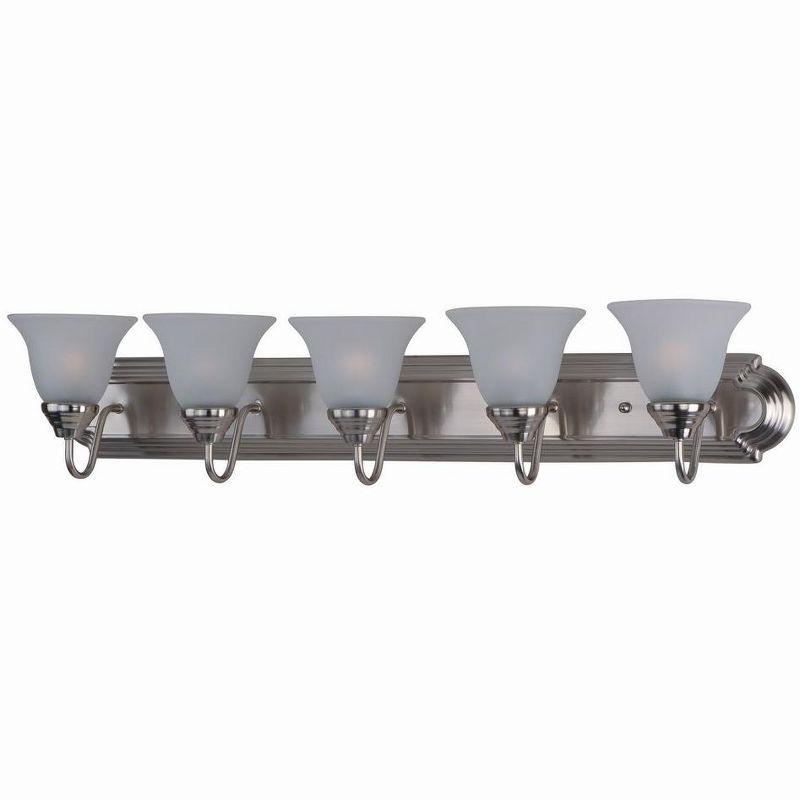 Maxim Lighting Essentials - 801x 5 - Light Vanity in  Satin Nickel