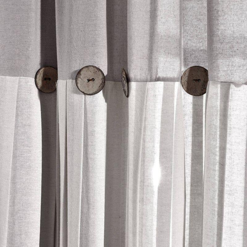Lush Decor Semi Sheer Curtain Single Panel