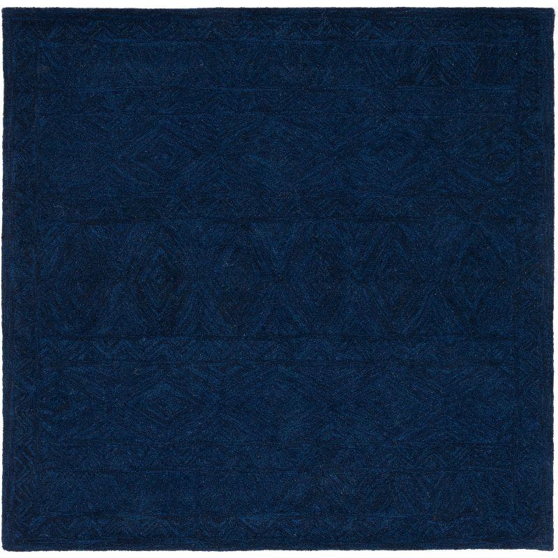 Metro MET125 Hand Tufted Area Rug - Blue - 6'x6' - Safavieh.