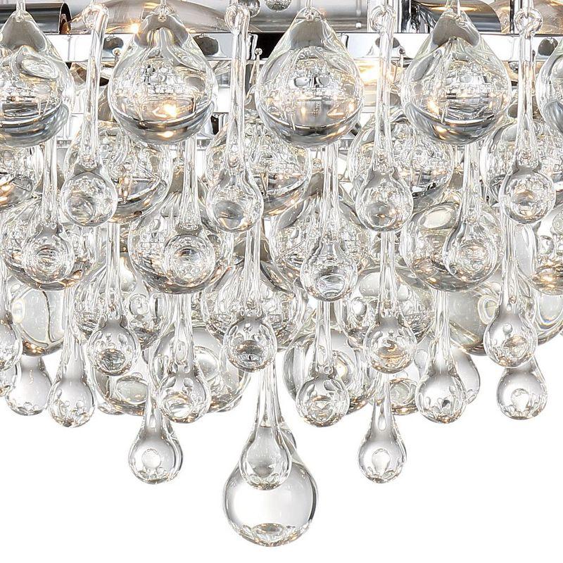 Crystorama Lighting Calypso 6 - Light Flush Mount in  Polished Chrome