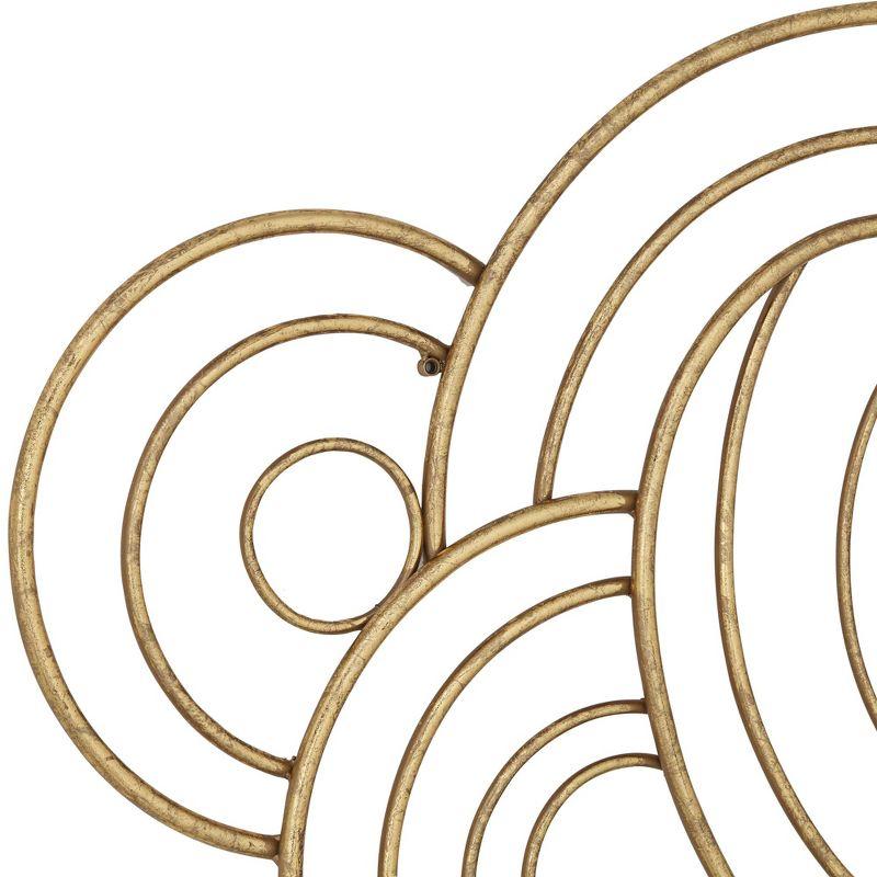 Dahlia Studios Gold Metal Arch Weave 43 1/4" Wide Metal Wall Art