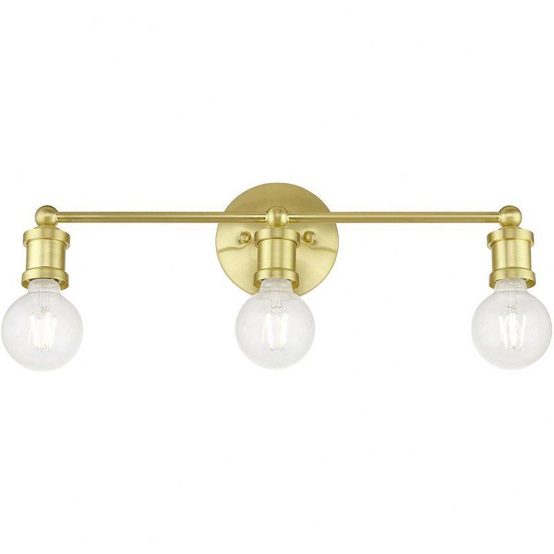 Livex Lighting Lansdale 3 - Light Vanity in  Satin Brass