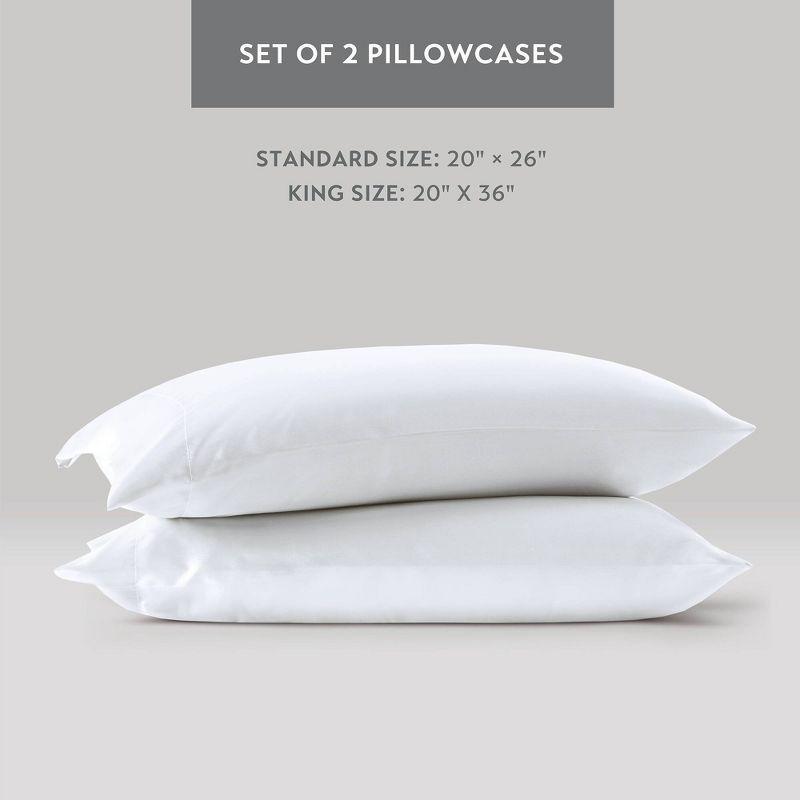 Madison Park Essentials Satin Luxury 2PC Pillowcases (Set of 2)