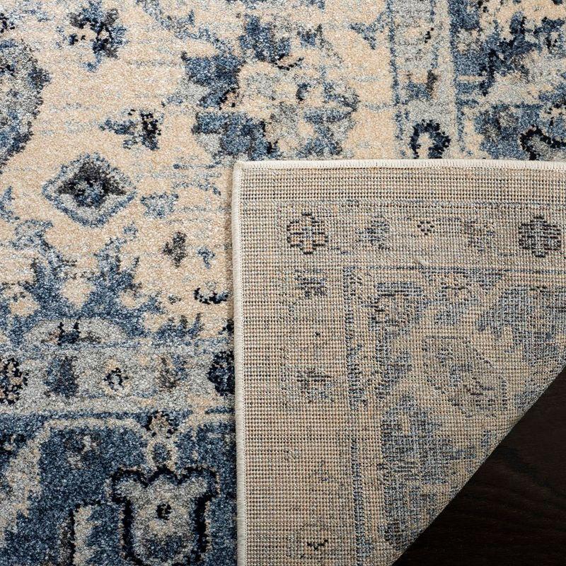 Charleston CHL413 Loomed Indoor Area Rug - Ivory/Blue - 8'x10' - Safavieh