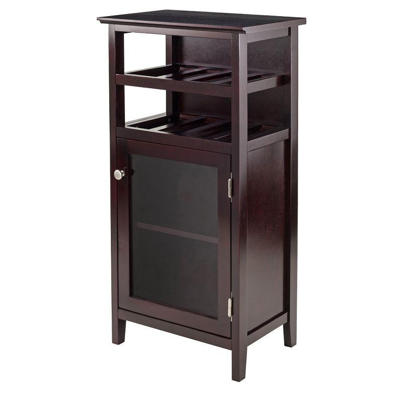 Alta Wine Cabinet Wood/Espresso - Winsome