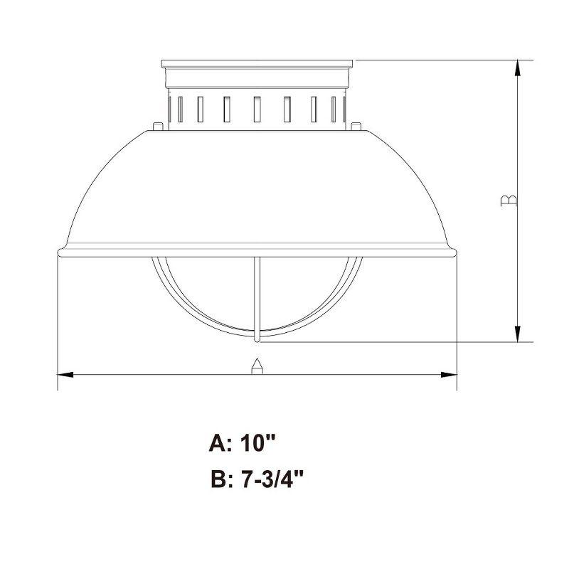 Emestine 1 - Bulb Outdoor Flush Mount