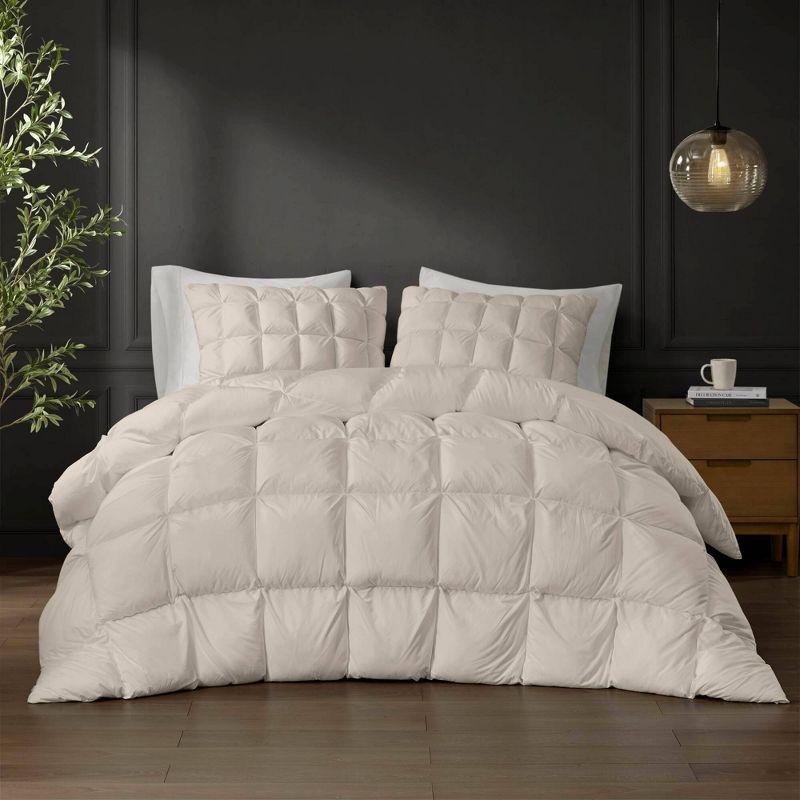 Madison Park Stay Puffed Overfilled Down Alternative Comforter Tan