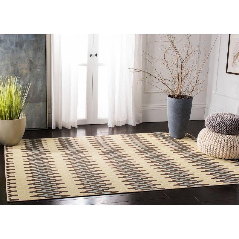 Hampton HAM518 Power Loomed Indoor/Outdoor Area Rug  - Safavieh