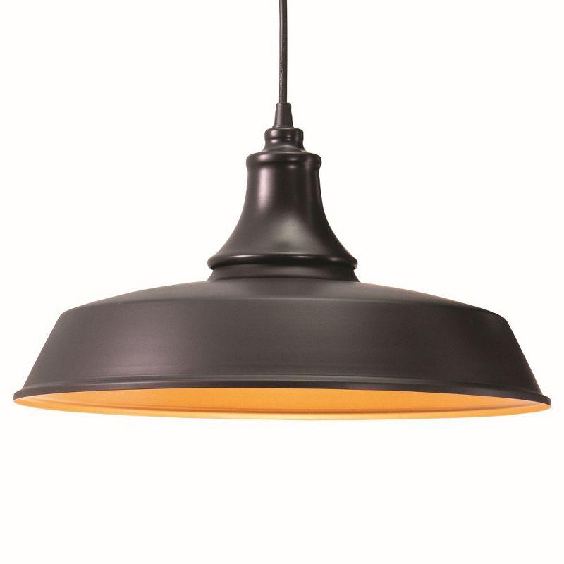 Vaxcel Dorado 1 - Light Pendant in  Dark Bronze