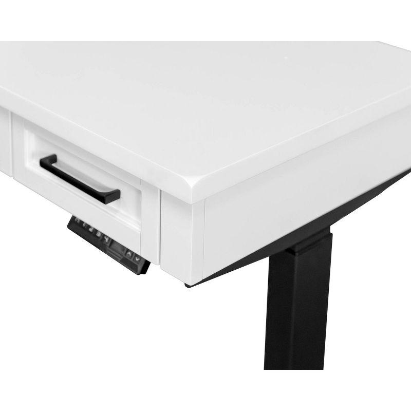 Modern Electric Sit/Stand L-Desk: Ergonomic, USB Ports, Cable Management - Martin Furniture