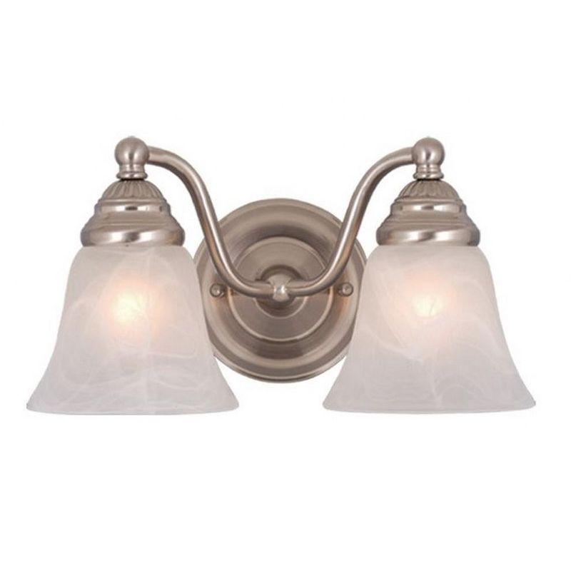 Vaxcel Standford 2 - Light Vanity in  Brushed Nickel
