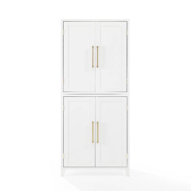 Crosley 70" Roarke Kitchen Pantry Storage Cabinet White