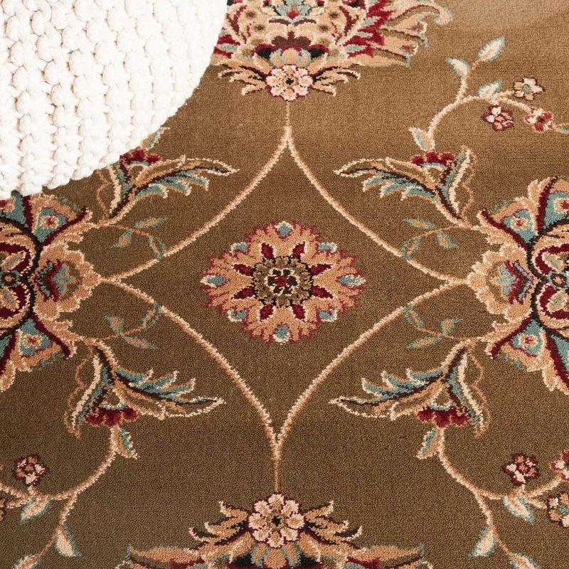 Lyndhurst LNH555 Power Loomed Runner Rug - Green/Ivory - 2'3"x16' - Safavieh