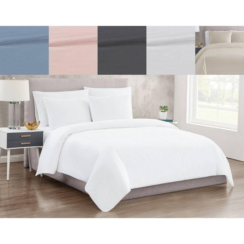 300 Thread Count Cotton Sateen Duvet Set - Christian Siriano NY