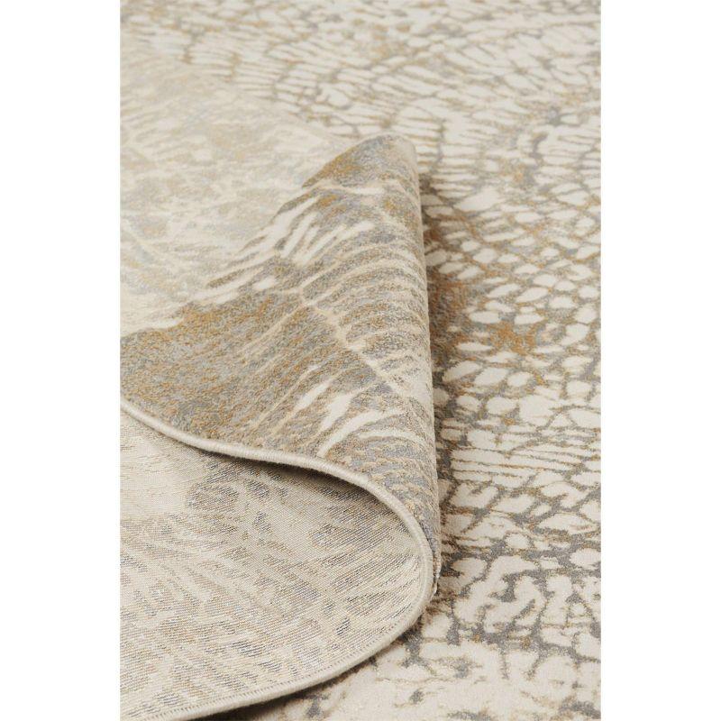 Parker Transitional Abstract Ivory/Tan/Gray Area Rug