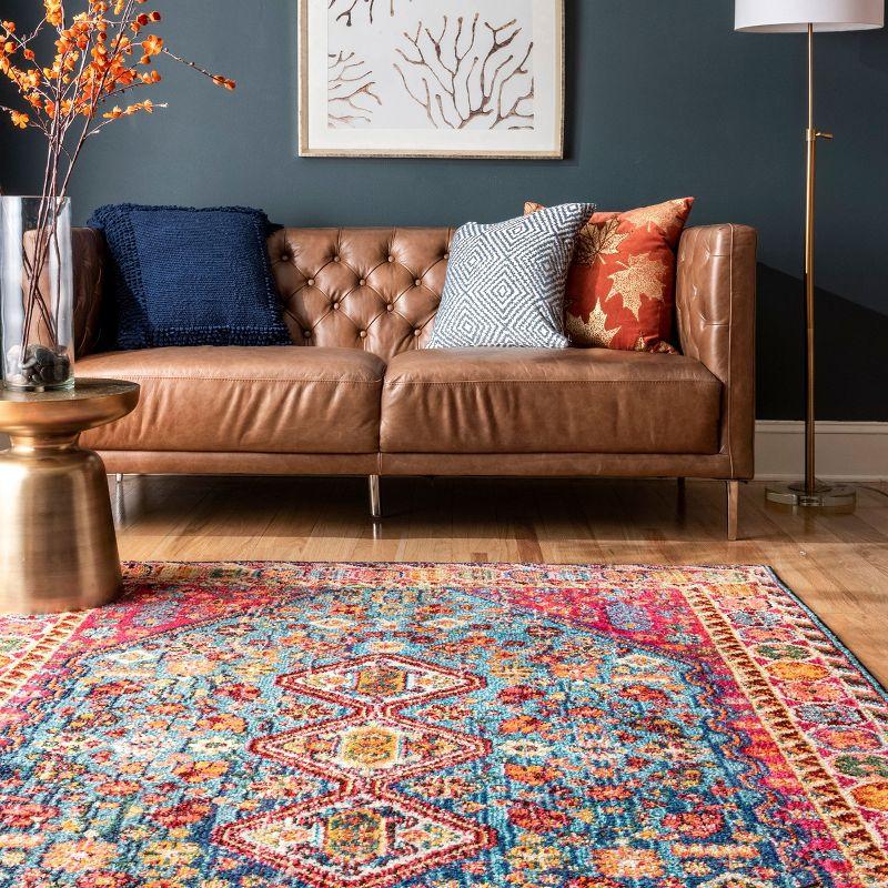 Nuloom Erline Colorful Bohemian Area Rug, 5' 3" x 7' 7", Multicolored