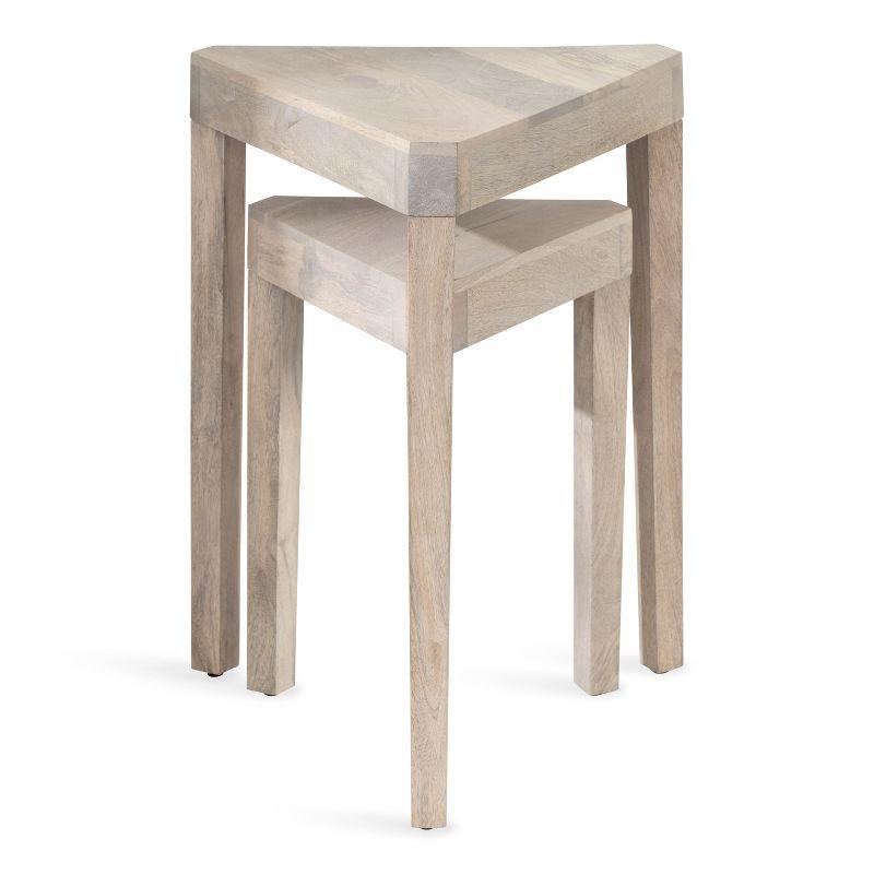 Kate and Laurel - Talcott Wood Nesting Table Set