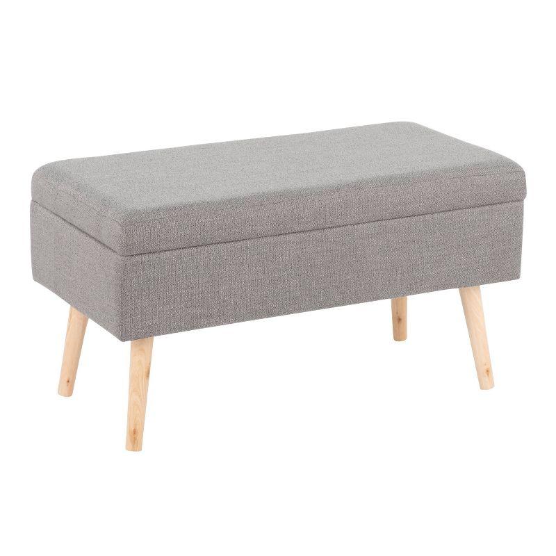 Mercury Row® Beyers Fabric Upholstered Storage Bench