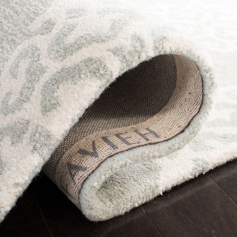 Soho SOH724 Hand Tufted Indoor Area Rug - Grey/Ivory - 6'x9' - Safavieh