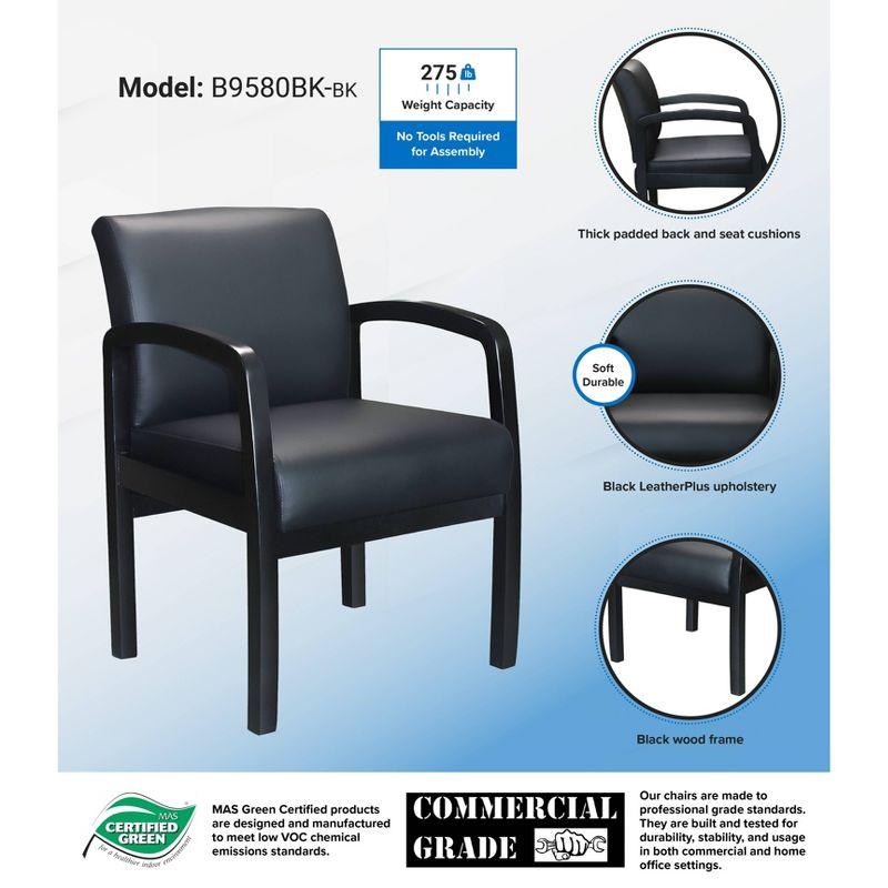 Office Guest Chair Black - Boss Office Products