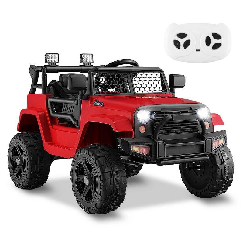 Costway 12V Kids Ride On Truck Car Electric Vehicle Remote w/ Music & Light