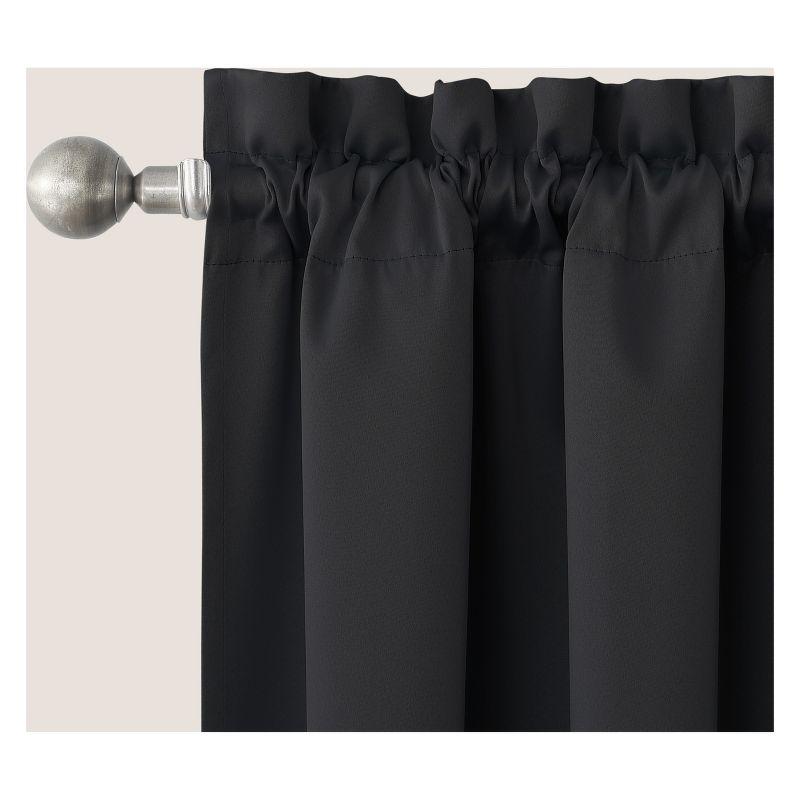 Sun Zero Blackout Oslo Theater Grade Rod Pocket Curtain Panel