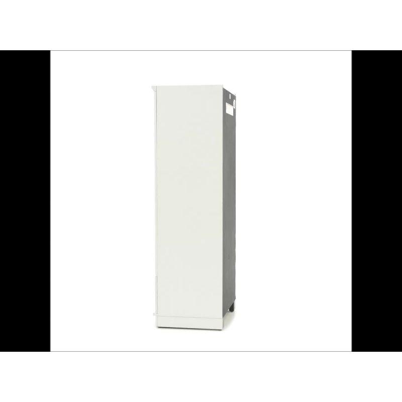 Homeplus Wardrobe Soft White - Sauder: MDF Construction, 2-Door Armoire Dresser with Drawers & Metal Hardware