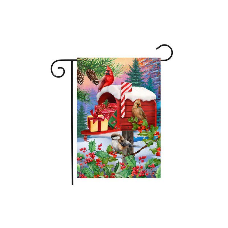 Briarwood Lane Winter Christmas Garden Flag 12x18 For Outdoor Winter Mailbox For Christmas Garden Flag Flags For Outside