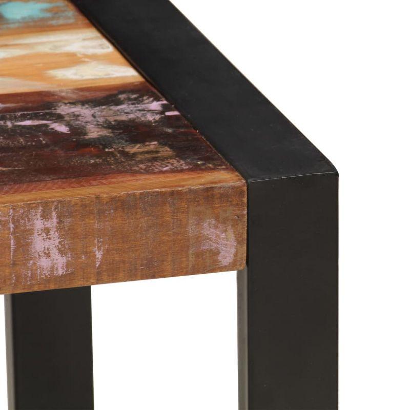 vidaXL Coffee Table Multicolor Solid Reclaimed Wood 47.2 in long Durable
