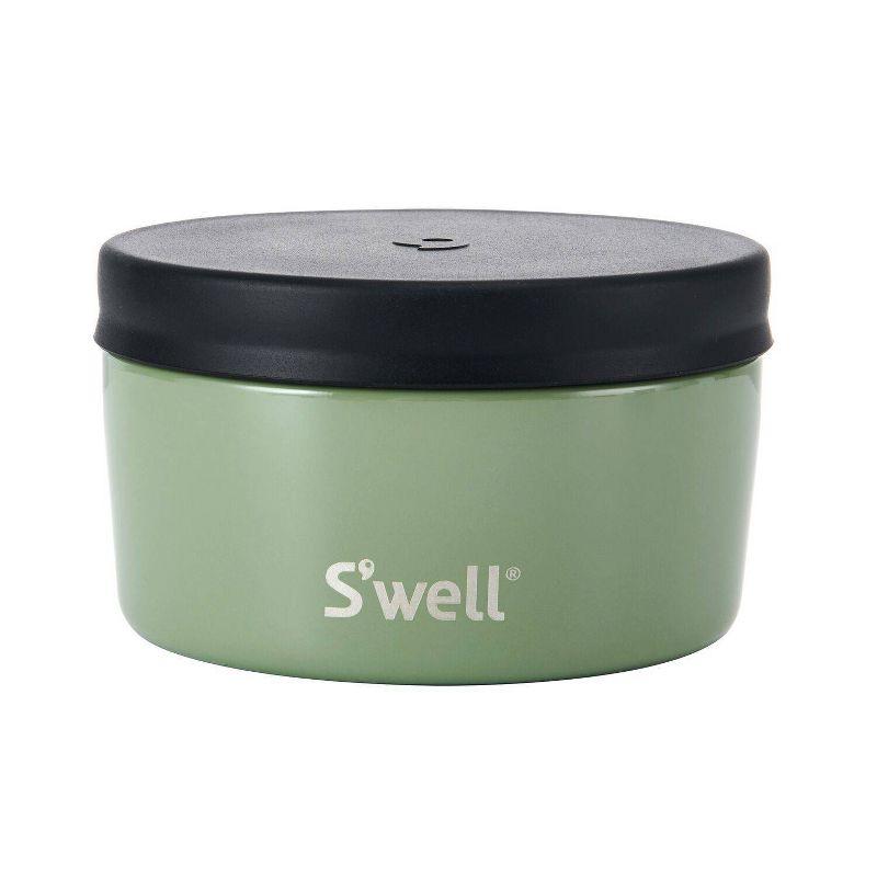S'well Food Storage Canister Set Sage: Stainless Steel, 3-Piece Kitchen Set, Dishwasher-Safe, Silicone Lids