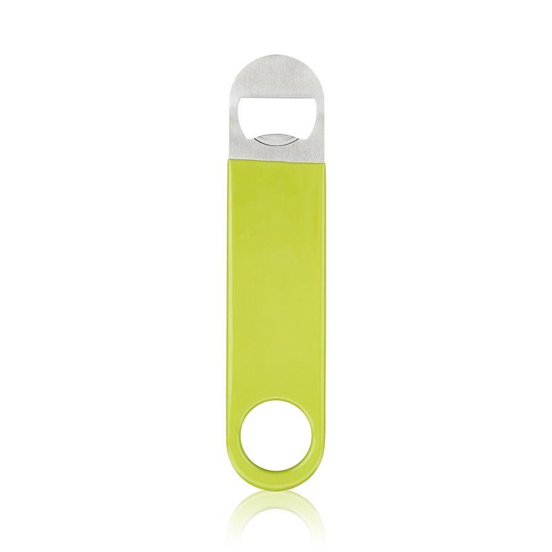 TrueBlade Green Stainless Steel Easy Grip Bottle Opener