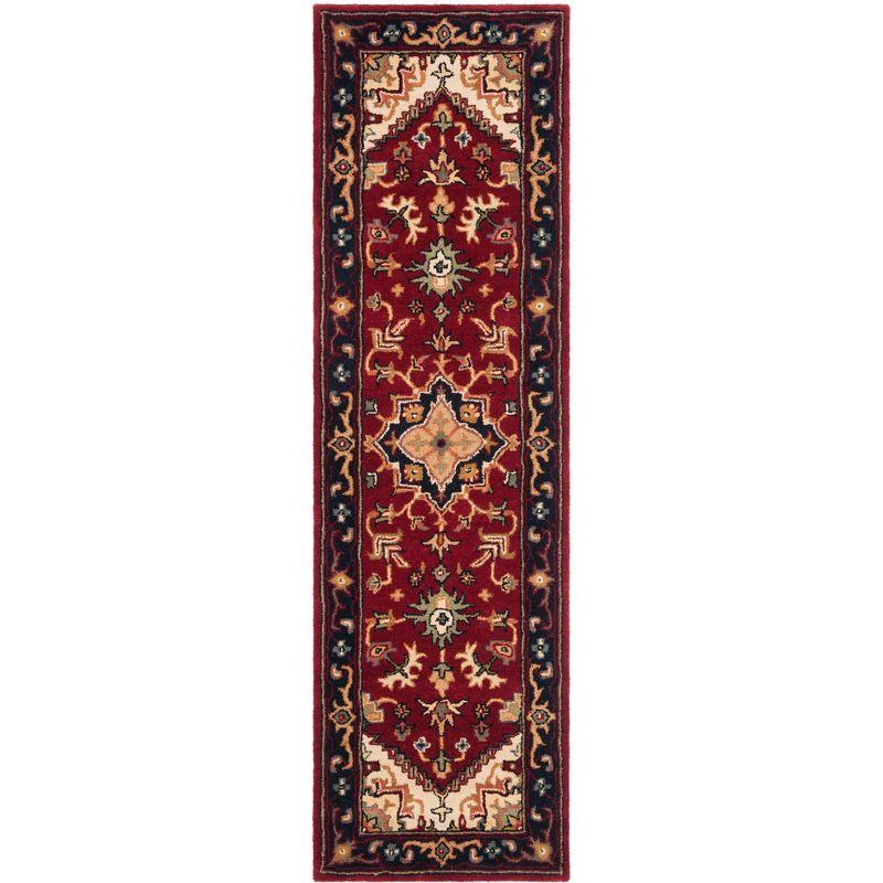 Heritage HG625 Handmade Runner Rug - 2'3"x20' - Red - Safavieh