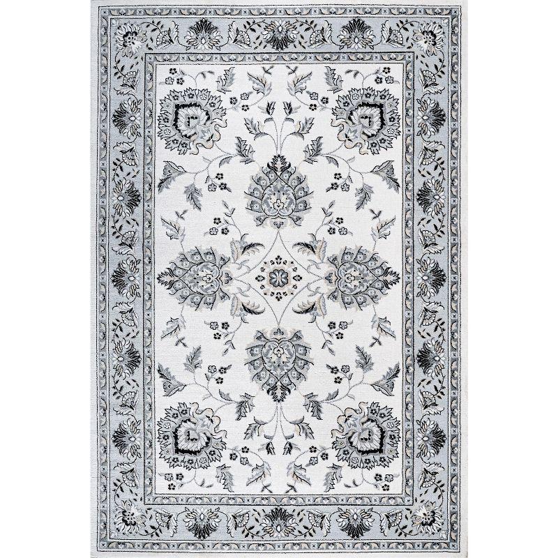 3'x 5' Cherie French Cottage Area Rug, Cream/Light Gray - JONATHAN Y